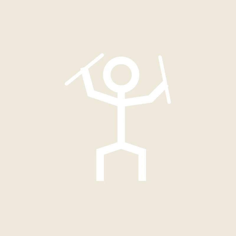 Drummer Strichmännchen Tshirt Geschenk Musiker