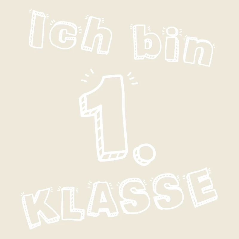 Einschulung Ich Bin 1. Klasse Schulanfänger