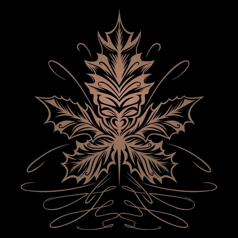 Ahornblatt Blatt Laub Herbst