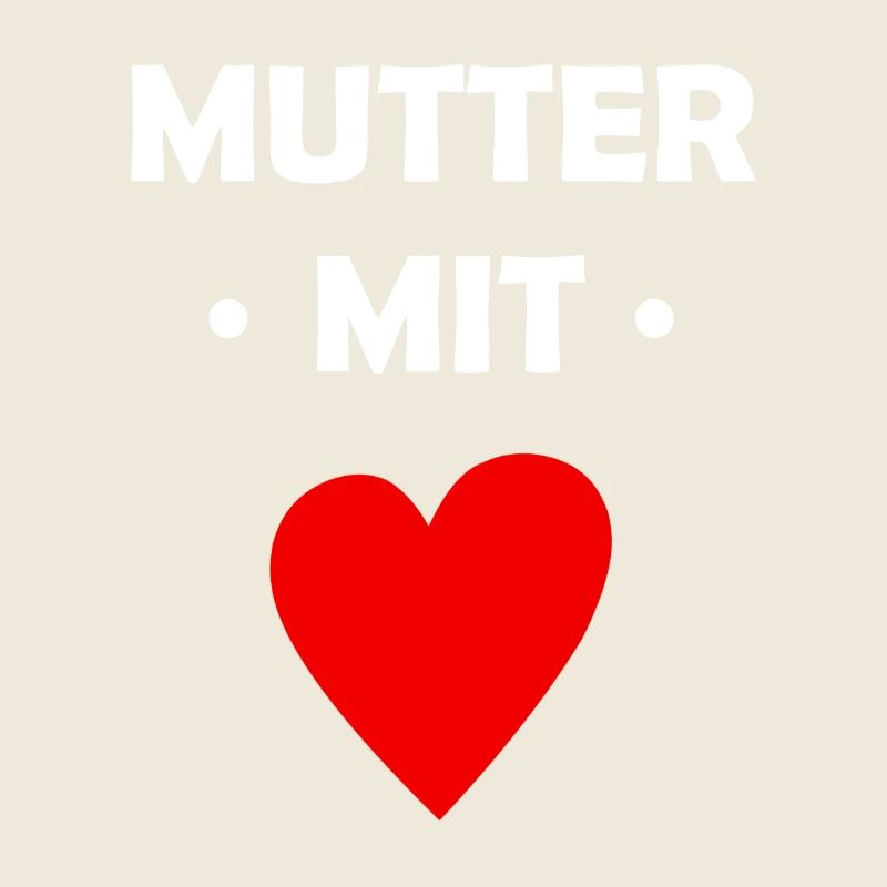 Mutter mit Herz