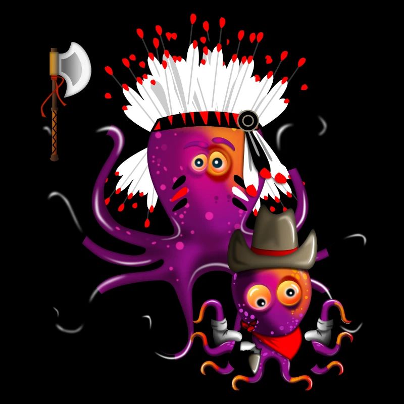 Indian Octopus & Cowboy