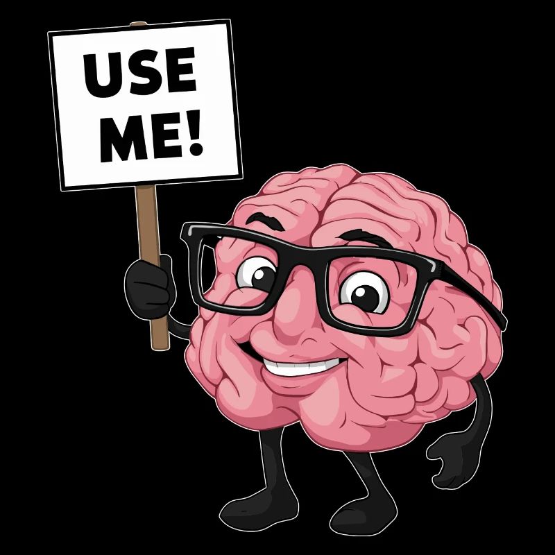 Benutze dein Gehirn Verstand Intelligenz