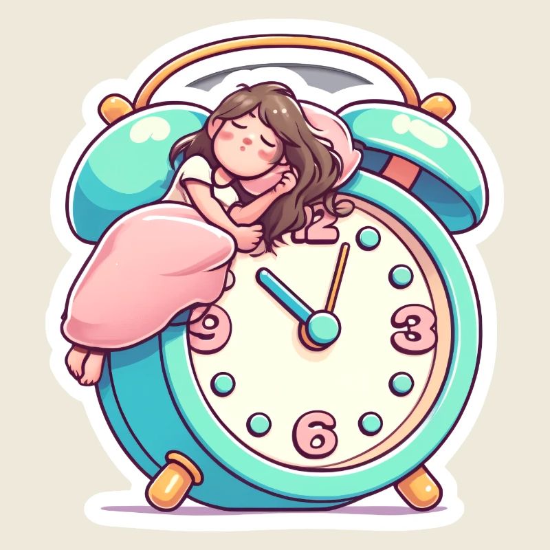 Restful sleep until the alarm clock rings