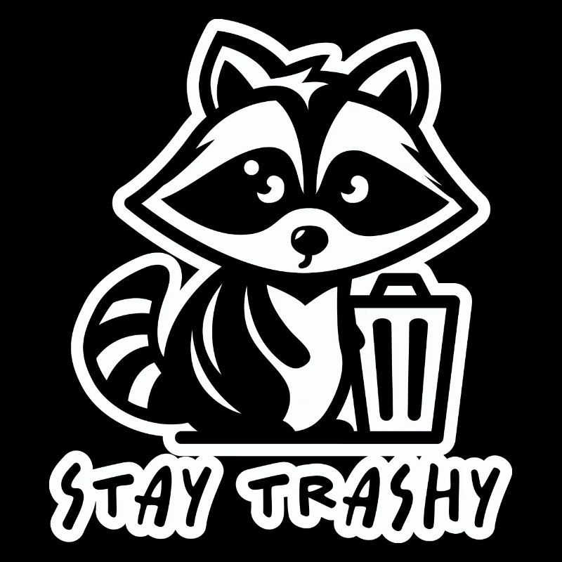 raton laveur reste trash