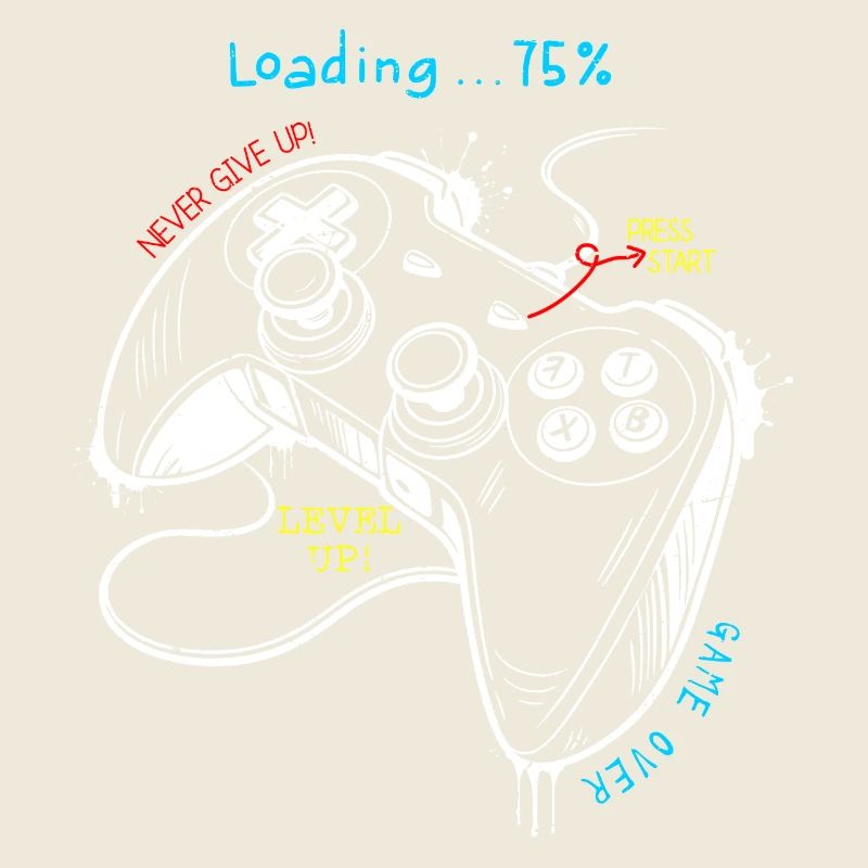 Controller-Kunst im Retro-Gaming-Stil