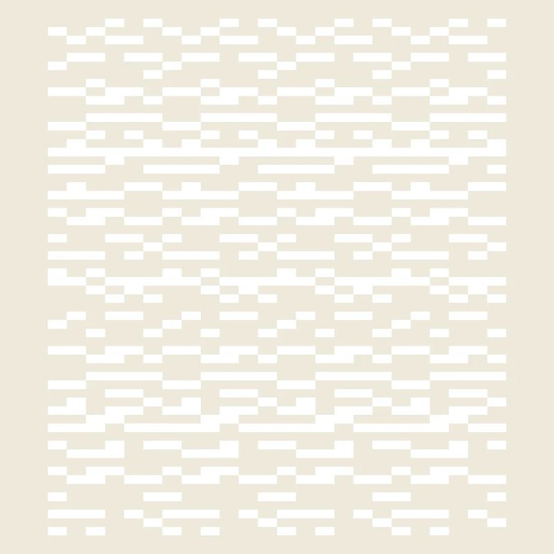 Glitch Grid Motif monochrome