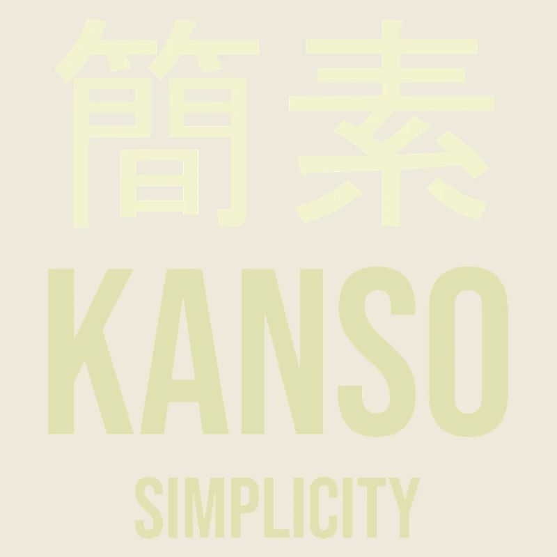 Kanji Simplicité Épurée