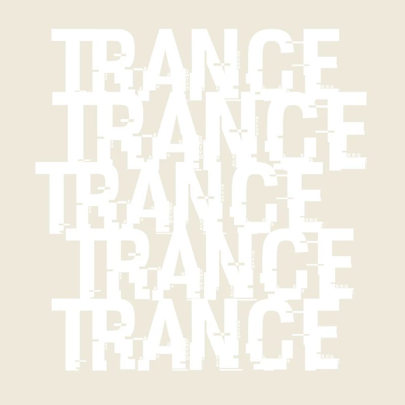 Trance-Typographisches Muster