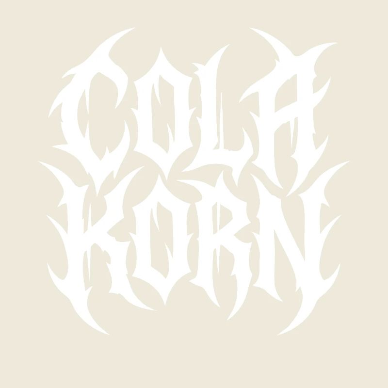 Cola Korn Black Metal – Extremes Logo Motiv