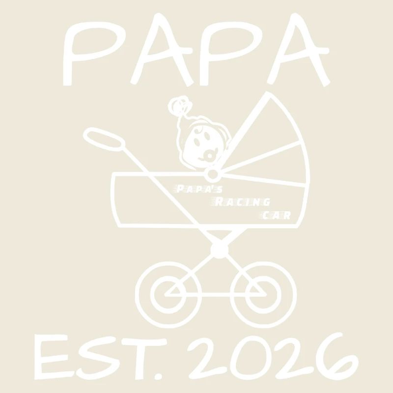 PAPA est. 2026 Cool stroller with baby
