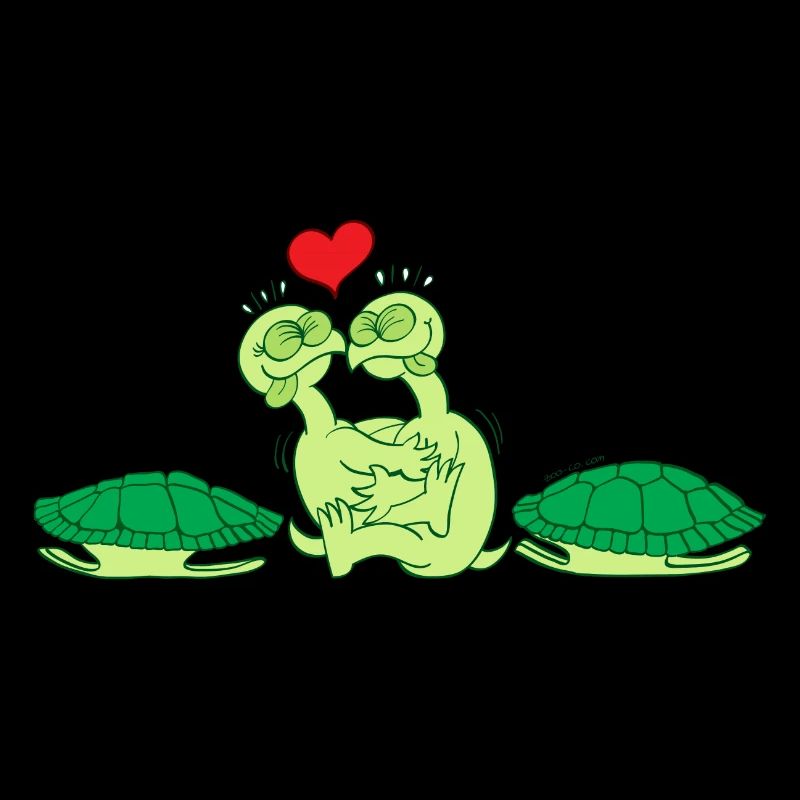 Naked Turtles Making Love
