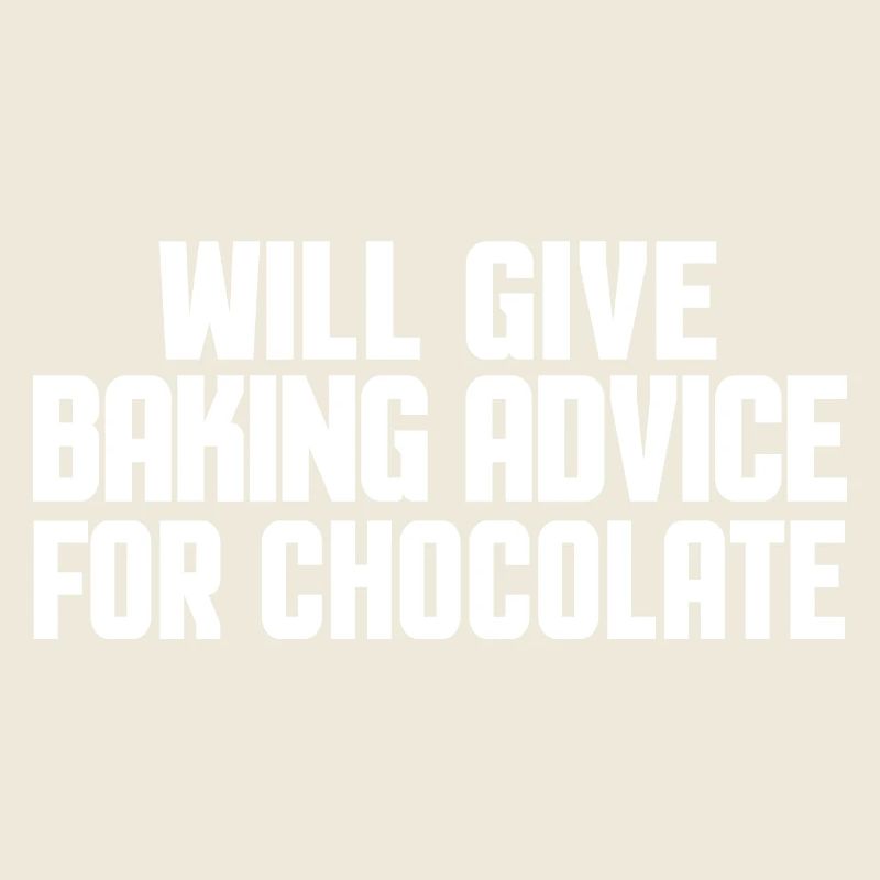 Lustiger Bäcker Kochen Backen Gebäck Schokoladenliebhaber