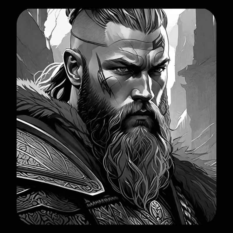 Proud Viking Warrior Germanic