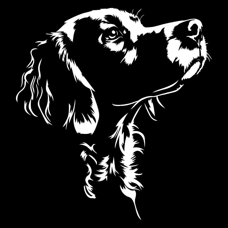 Epagneul Breton Silhouette Chiens Chien Wilsigns