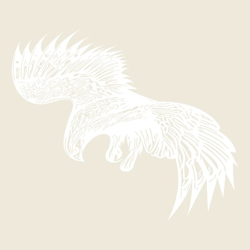 Eagle in dive for bird lovers and falconers