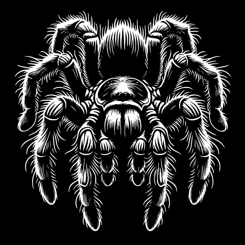 Große haarige Vogelspinne Tarantel