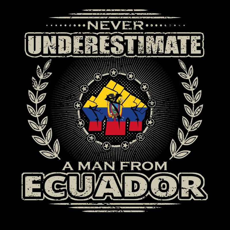 Never Underestimate Man ECUADOR png