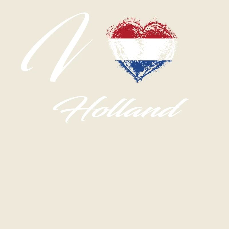 J'aime les racines de drapeau de la patrie Hollande