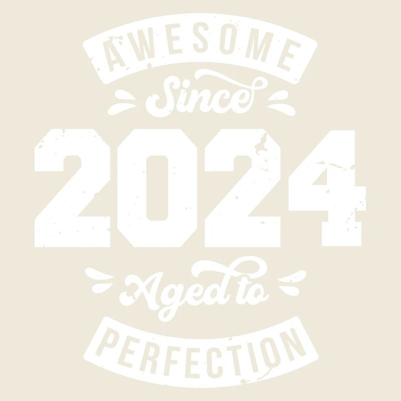 Millésime 2024 anniversaire - rétro 2024