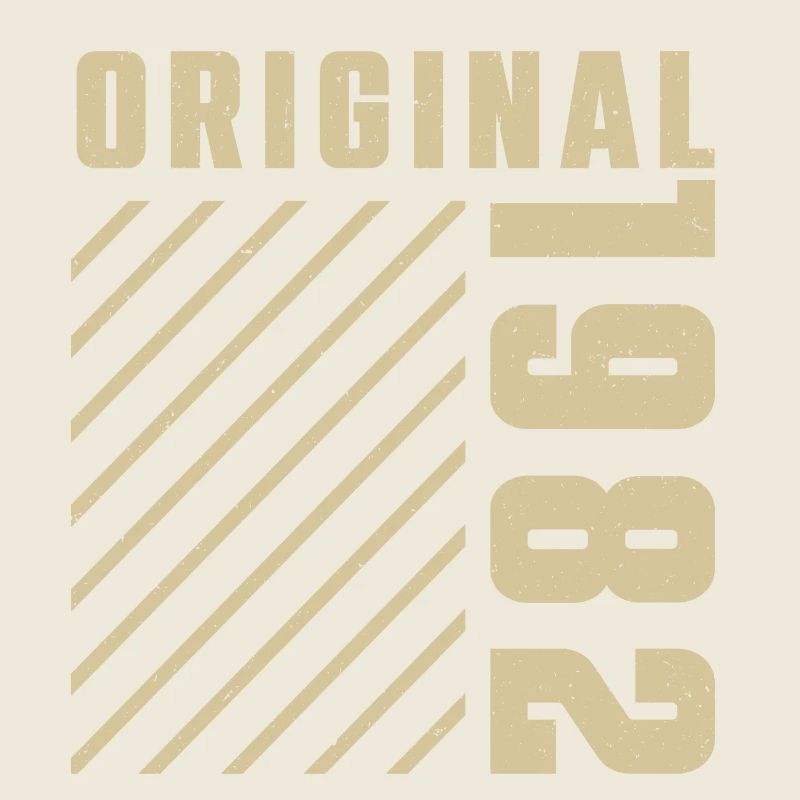 Original 1982 Authentic 1982 Vintage Bursdag