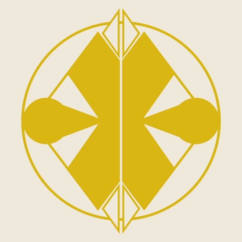 Abstract Yellow Logo – Geometric Minimalism