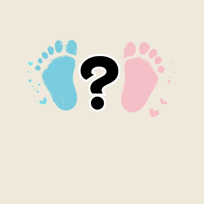 Empreintes Bébé Pastel et Question