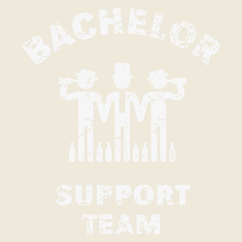 Bachelor Support Team (JGA Polterabend Vintage W)