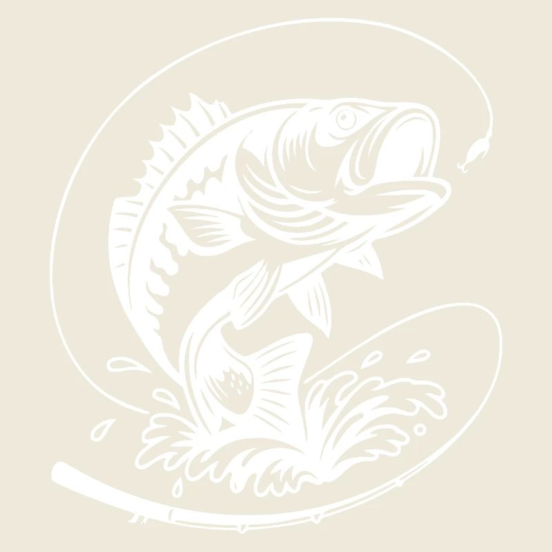 Dynamic Bass Fish Illustration