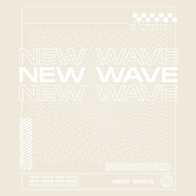 New Wave music Line Abstract Design