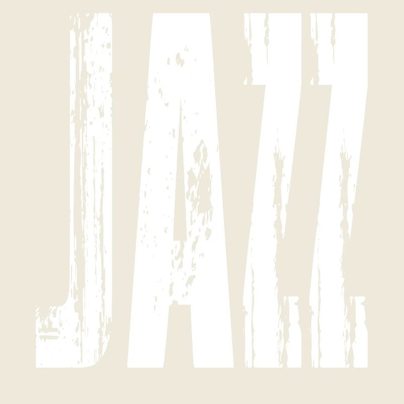 Logo de musique jazz en graisse vieilli Typographie