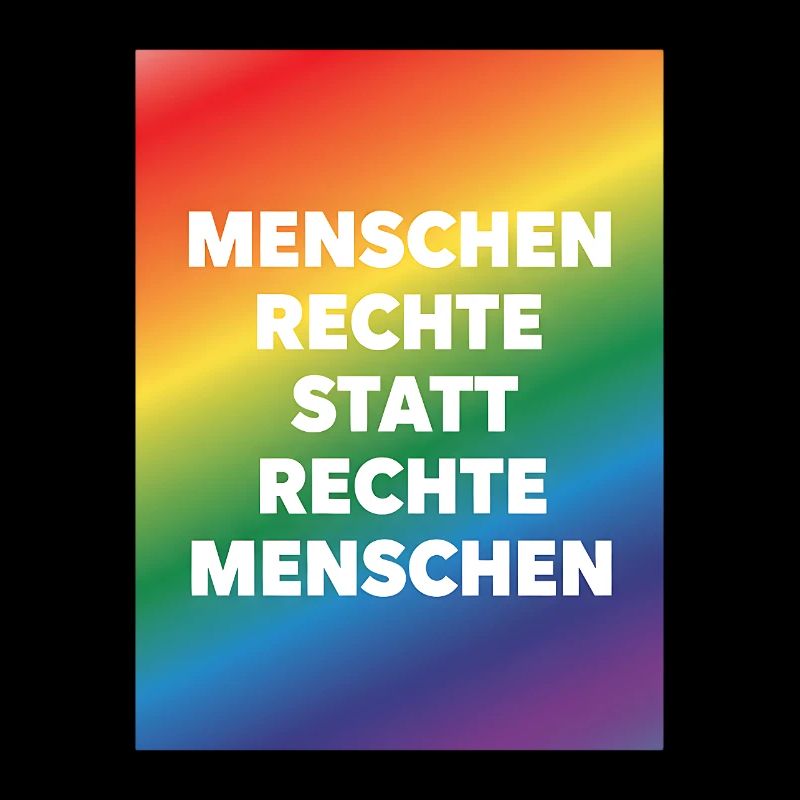 Human rights instead of hatred and agitation