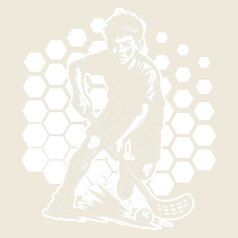 Floorball motif with recognition value