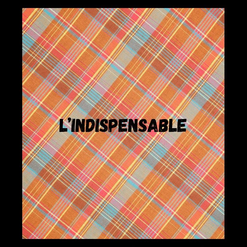 Indispensable tartan orange