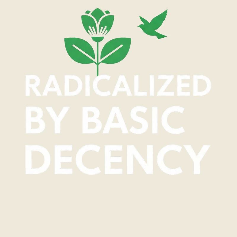 Radicalisé par la déclaration de décence de base sur le décalcomanie de chemise