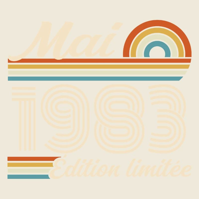 Cadeau Anniversaire 43 ans - Né mai 1983
