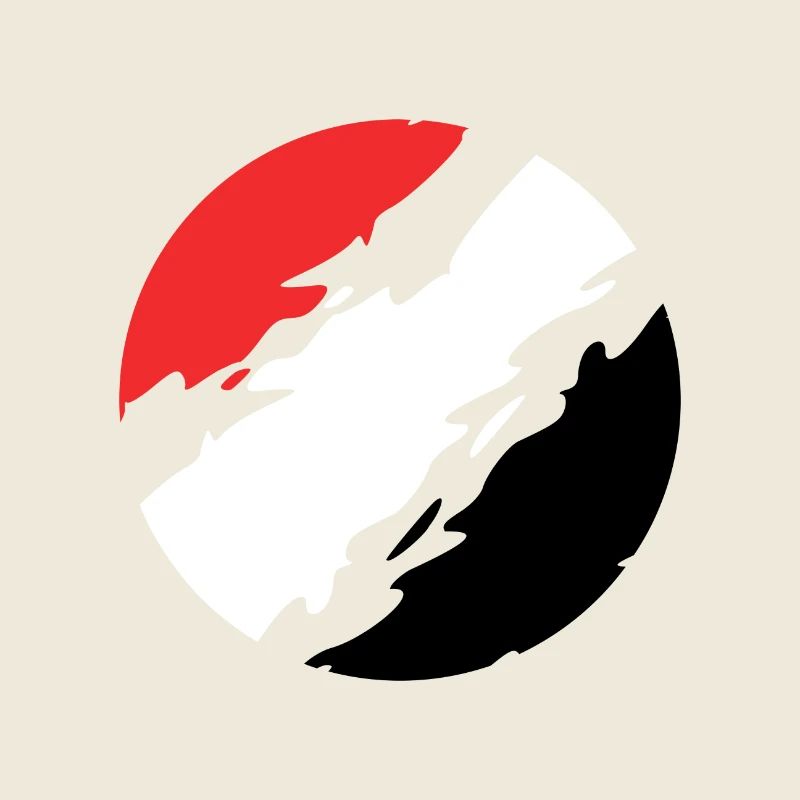 Yemen Flag Flag Circle
