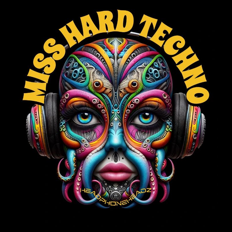 MISS HARD TECHNO - Cool Creature with Headphones!