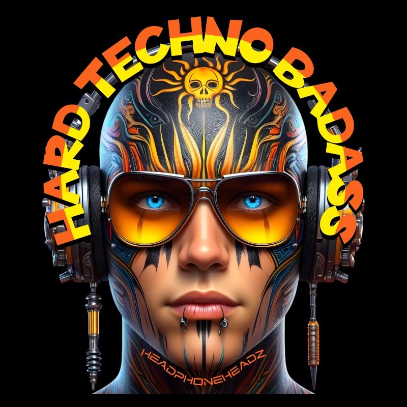HARD TECHNO BADASS - Crazy Human with Headphones!