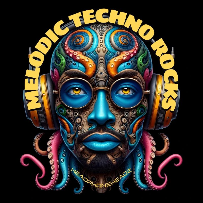 MELODIC TECHNO ROCKS - Cool Dude with Headphones!
