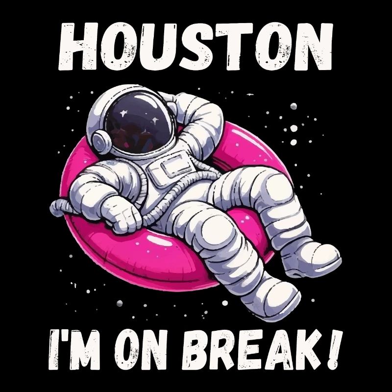 Houston, je prends une pause - Astronaute détendu