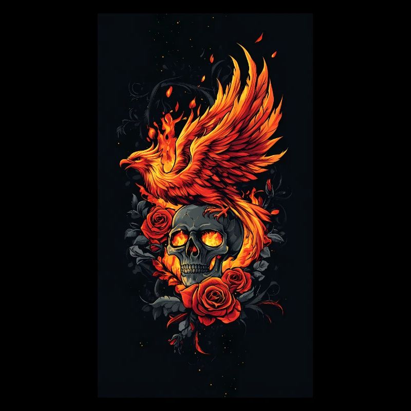 Don de la renaissance : du crâne au phénix