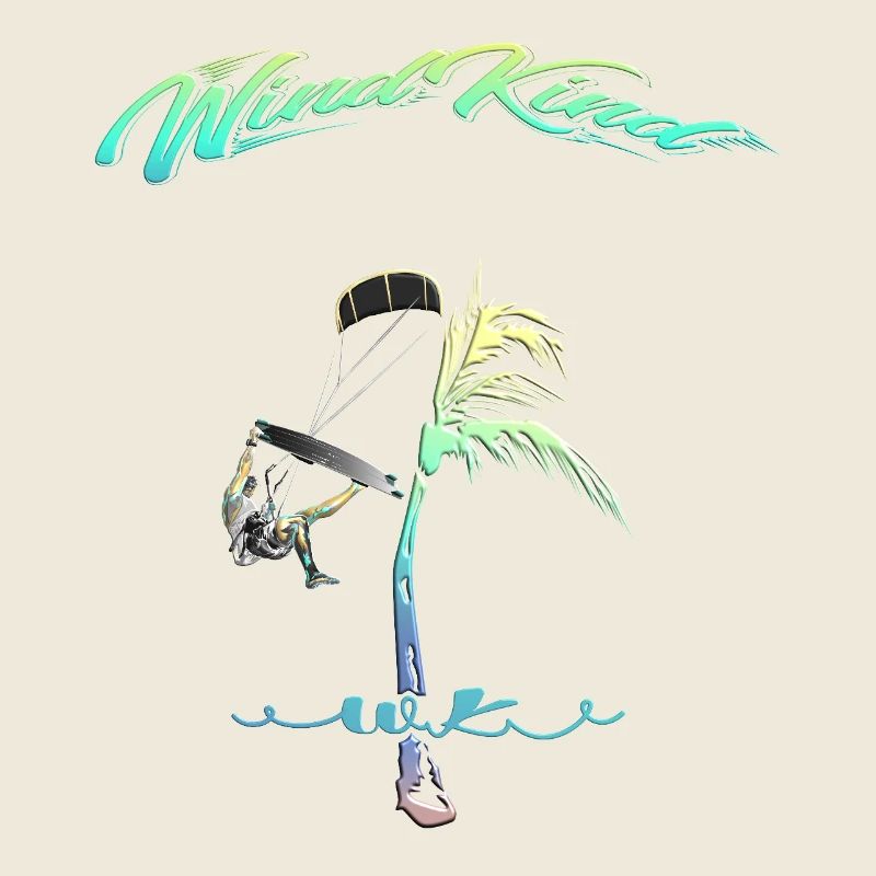 Kitesurfer Palm