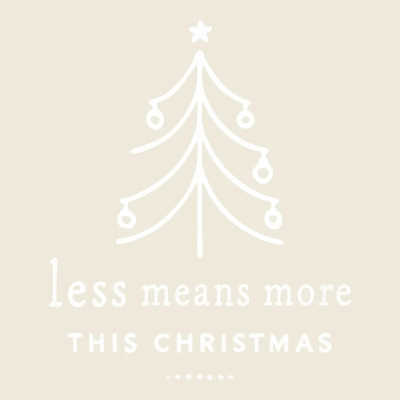 Moins, c’est plus à Noël