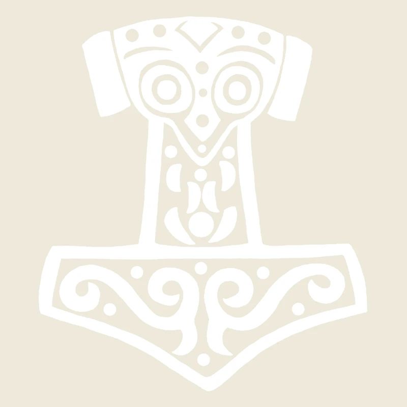 Thors Hammer (weiß)