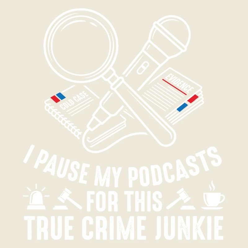 True Crime Podcast Fan