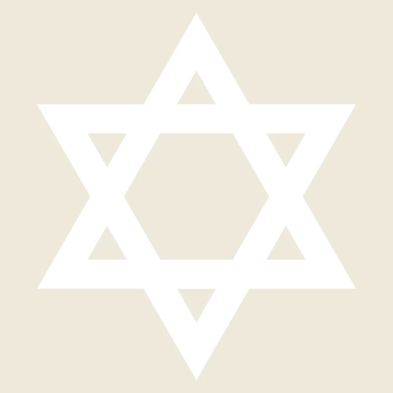 Geometric Star of David Emblem