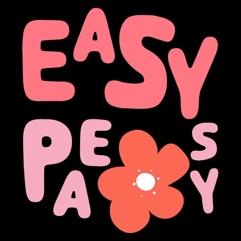 Easy Peasy Shirt – Cute Flower Aesthetic