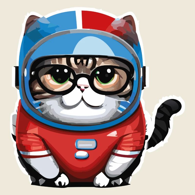 Katze Weltraum, astronaute de Space Cat