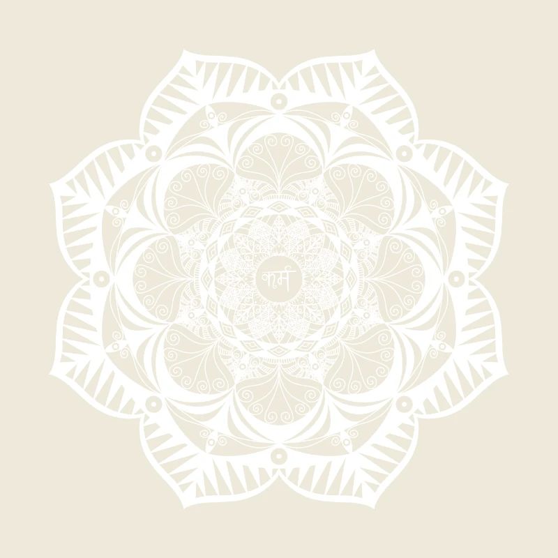 Karma en sanskrit en mandala