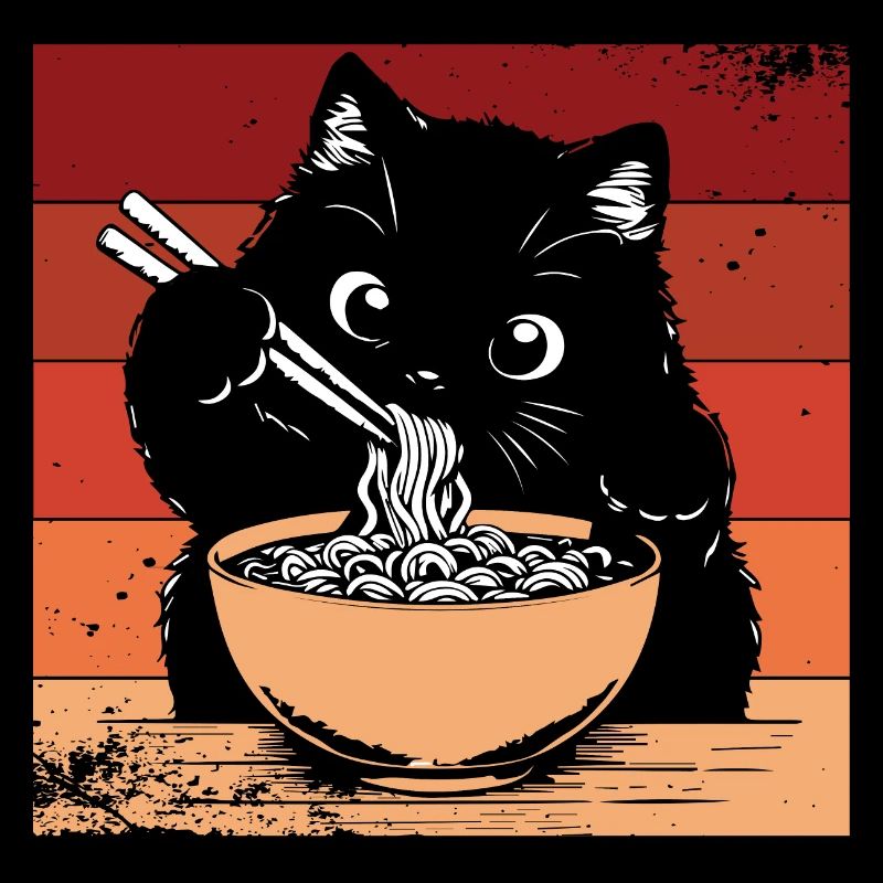 Ramen Chat Drôle